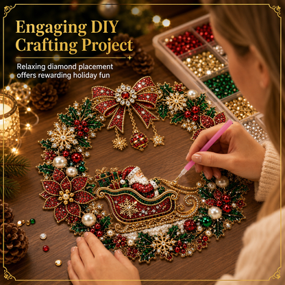 🎄 FLASH SALE – 49% OFF ✨ DIY Christmas Diamond Art Set – Creative Christmas Decoration for a Festive Home 🎁