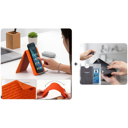 📱 49% OFF NOW! 🔥 Flexible Silicone Cell Phone Holder – Universal fit, hands-free viewing & portable – Perfect for desk, car & bedside use ✨