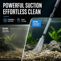 🐠 49% OFF Today | Electric Aquarium Gravel Cleaner - Keep Water Crystal Clear