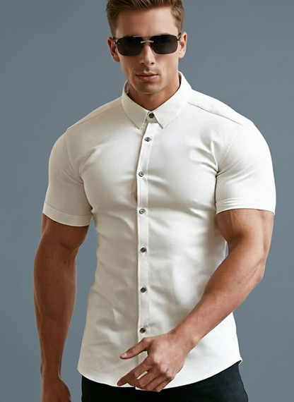 🏖️Summer cool-down deal: just £15.99! 😎  Men's Non-Iron Shirts – Wrinkle-Free, Comfortable All Day & Perfect for Business or Casual👔✨