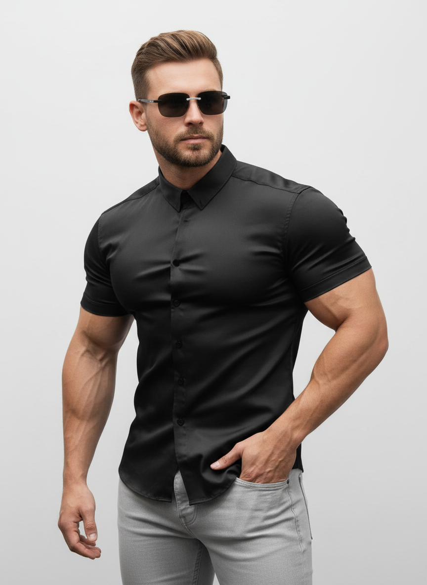 🏖️Summer cool-down deal: just £15.99! 😎  Men's Non-Iron Shirts – Wrinkle-Free, Comfortable All Day & Perfect for Business or Casual👔✨