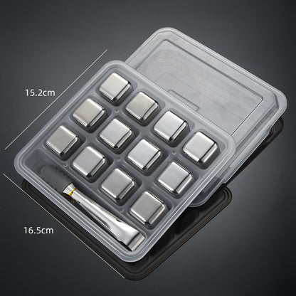 🧊49% OFF!🎁Stainless Steel Ice Cubes – Food Grade 304 Steel, Fast Cooling, Reusable, Gift Box Included. Great for Home Bar, Party or Father’s Day Gift! 🍸🎉💪