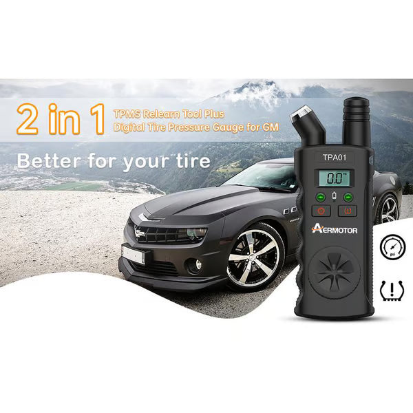 🚗 LIMITED‑TIME 49% OFF! ⚡ TPMS 2‑in‑1 Relearn Tool & Digital Tire Pressure Gauge – Practical, Accurate, User‑friendly ✨