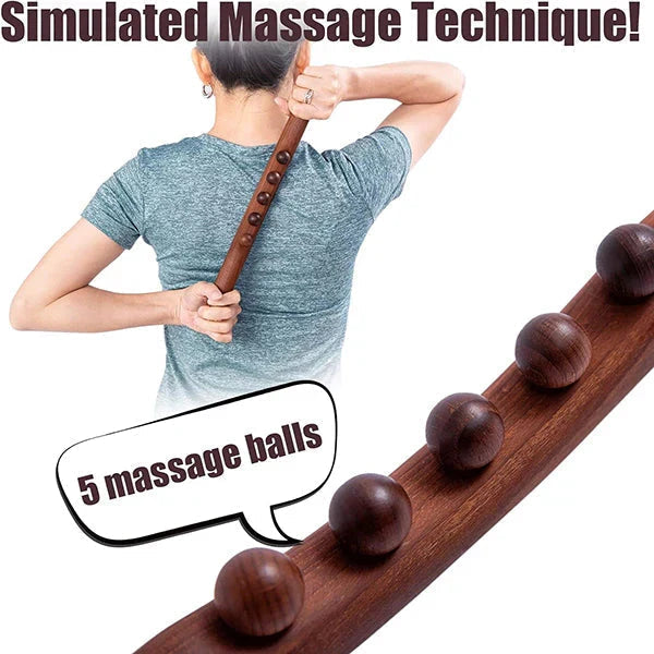 🔥LAST DAY PROMOTION - 49%OFF🔥Wooden lymphatic massage stick