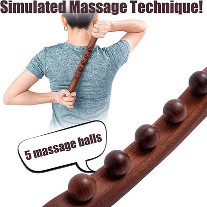 🔥LAST DAY PROMOTION - 49%OFF🔥Wooden lymphatic massage stick