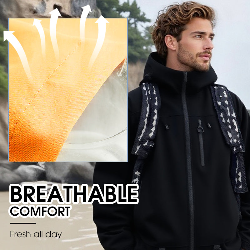 🥳2026 HOT SALE🥳💞50K+ SOLD!🚶‍♀️ 🌧️49% OFF!🧥Outdoor Waterproof Sports Hooded Jacket🌿