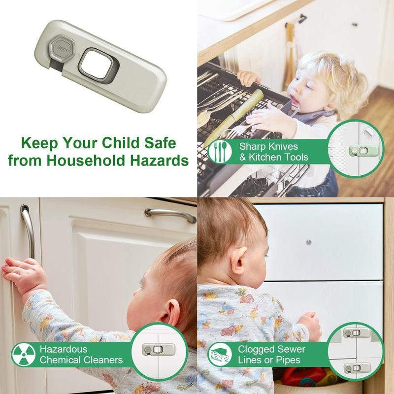 🚨 LIMITED-TIME 49% OFF! 🔒 Multifunctional Child Proof Refrigerator Locks – Secure, Invisible, Simple Install ✨