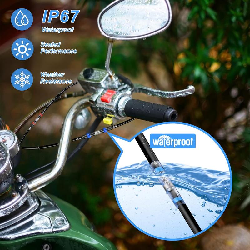 ⏰Haisstronica Solder-Seal Wire Connectors - Waterproof heat-shrink connectors with a self-soldering function