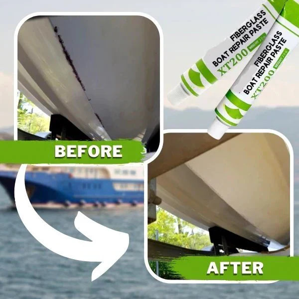 🚤 LIMITED-TIME BUY 1 GET 1 FREE! 💥 Richvrd Fiberglass Boat Repair Paste – Instant Gelcoat Fix, Marine Grade, Easy Apply ✨