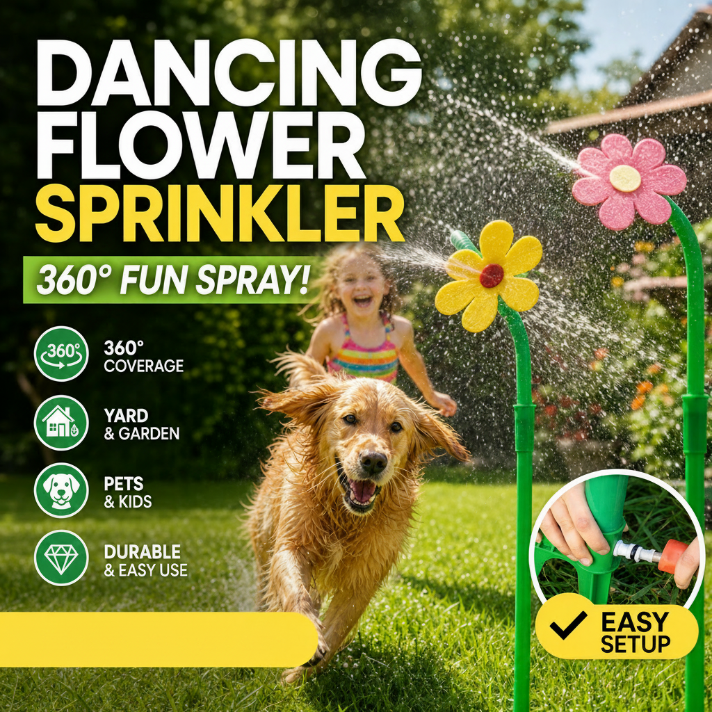 Dancing Flower Sprinkler - 图2