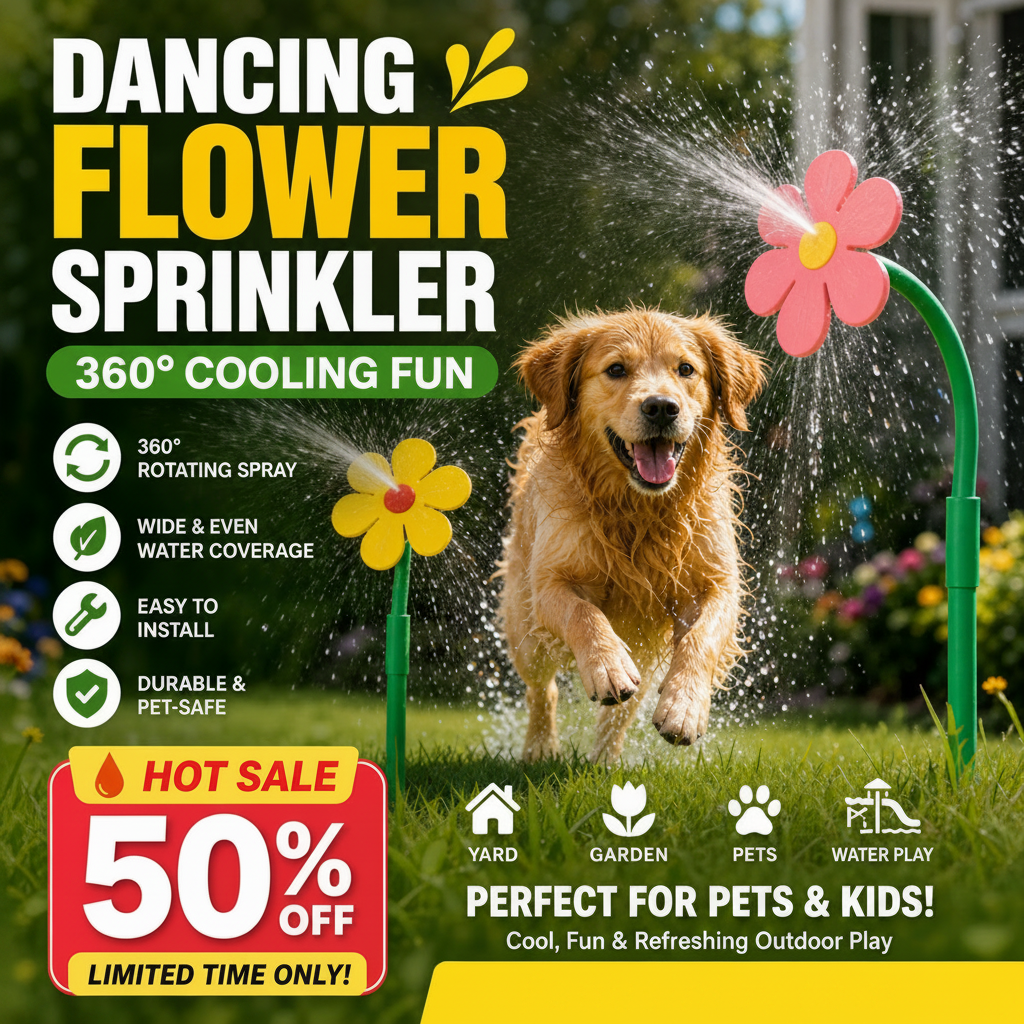 Dancing Flower Sprinkler - 图5