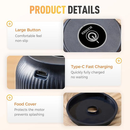 🧄 49% OFF! ⚡ Cordless Mini Electric Garlic Chopper – Powerful & Efficient, Easy to Clean & Perfect for the Kitchen 🔪