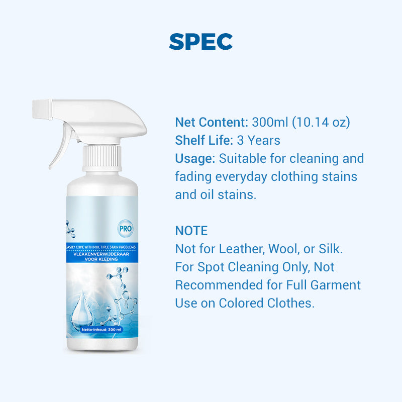 ⏳LAST DAY SALE 49% OFF👍🔥All-in-One Powerful Stain Remover Clothes Dry-Clean Spray