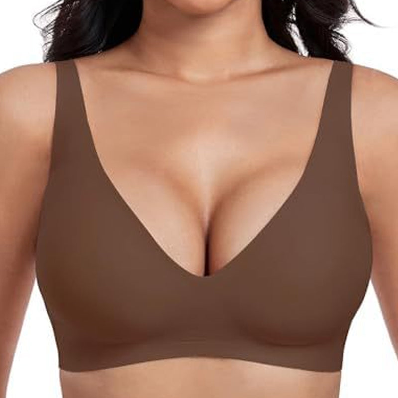 🏆LAST DAY SALE 49% OFF 🔥Super Firming Leopard Print Jelly Bra | Women Wirefree Bras 👍No More Sagging Breasts