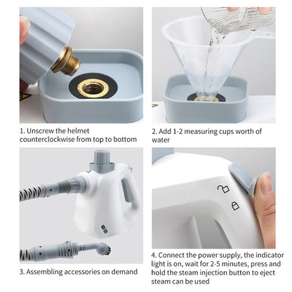 🔥HOT SALE🧼Multipurpose Handheld Steam Cleaner Set for Home✨