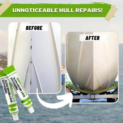 🚤 LIMITED-TIME BUY 1 GET 1 FREE! 💥 Richvrd Fiberglass Boat Repair Paste – Instant Gelcoat Fix, Marine Grade, Easy Apply ✨