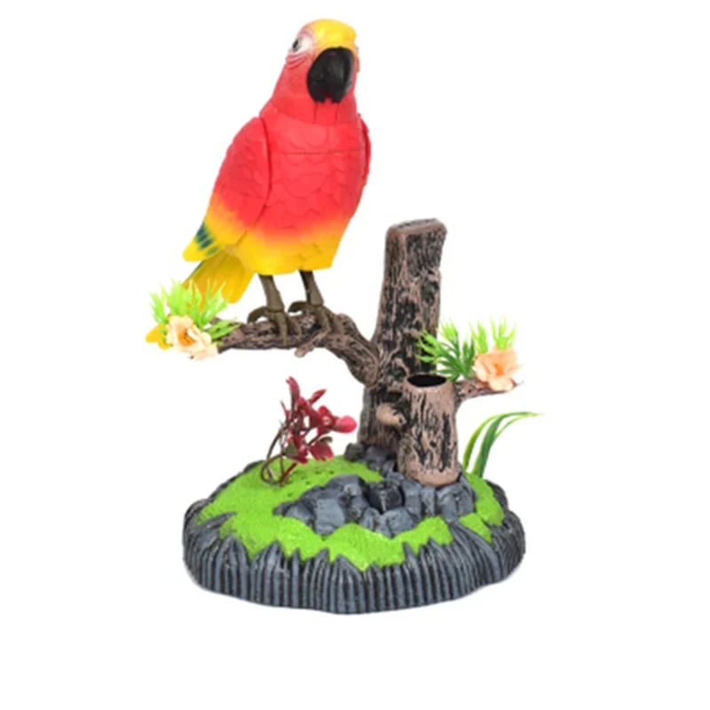 🔥HOT SALE🦜Electric battery-powered voice-controlled parrots