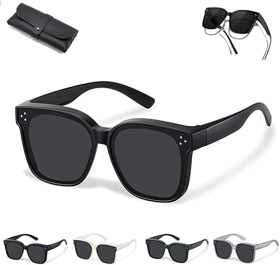 🕶️ LIMITED-TIME 49% OFF! ✨ Fit Over Sunglasses – UV400, Snap-On, Universal 🏔️