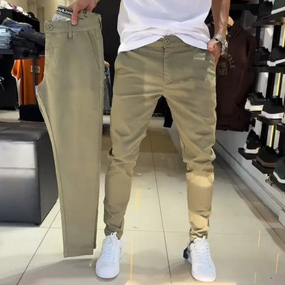 💥✨Limited-time 49% Off ✨Men's high quality stretch casual solid color trousers