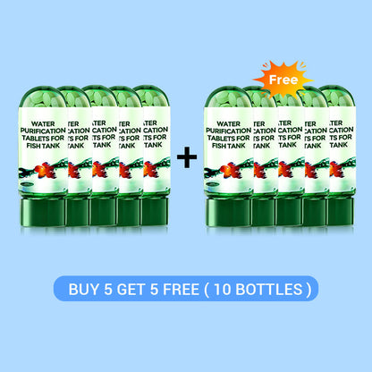 🐠Buy 2 Get 1 Free⚡50K+ SOLD!♻️Powerful Aquarium Water Purification Tablet🌿
