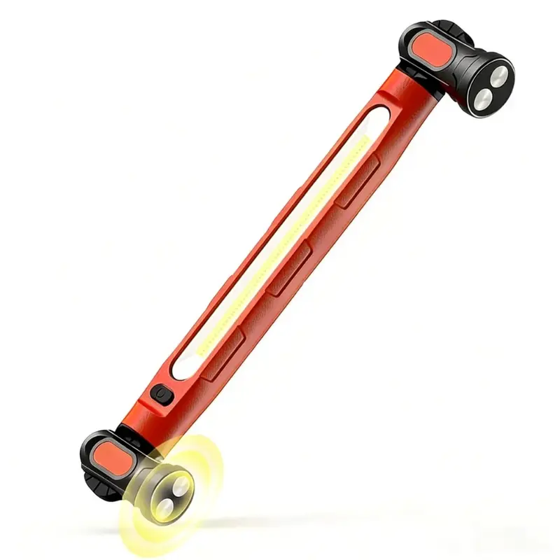 📢📢49% OFF !! ⏰3000LM LED Work Light – Magnetic + hook, 5200mAh battery, 360° rotation. Type‑C fast charge. Bright as day anywhere! 🔋✨