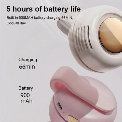 🥳2026 HOT SALE🥳💞50K+ SOLD!💨 49% OFF! Whirlwind Clip Waist Neck Fan – 2-in-1: clip on waist or wear as necklace. Long 23hr runtime, quiet & powerful (5100rpm). Stay cool hands-free! 🌀🌿