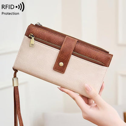 📢📢49% OFF !!!⏰Women's RFID Blocking Leather Wallet👛
