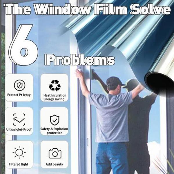 ☀️49% OFF! 🔥 Heat-Insulating Privacy Film – UV Protection, Easy Application & Perfect for Home & Office 🏠