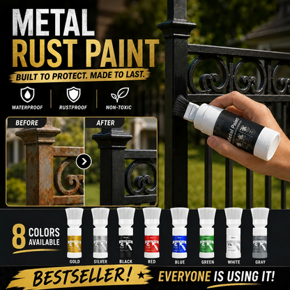 Metal Rust Paint Black