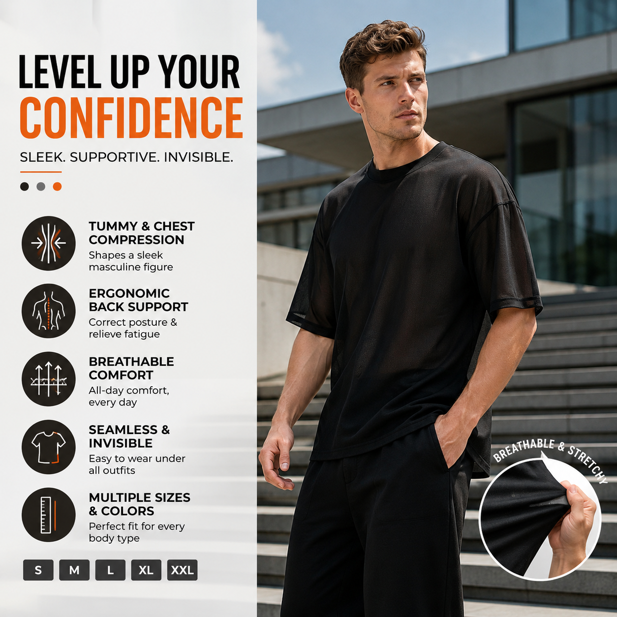 🔥Last Day Sale 49% OFF⏰👔Men's T-Shirt & Wide-Leg Pants 2-Piece Set🎁