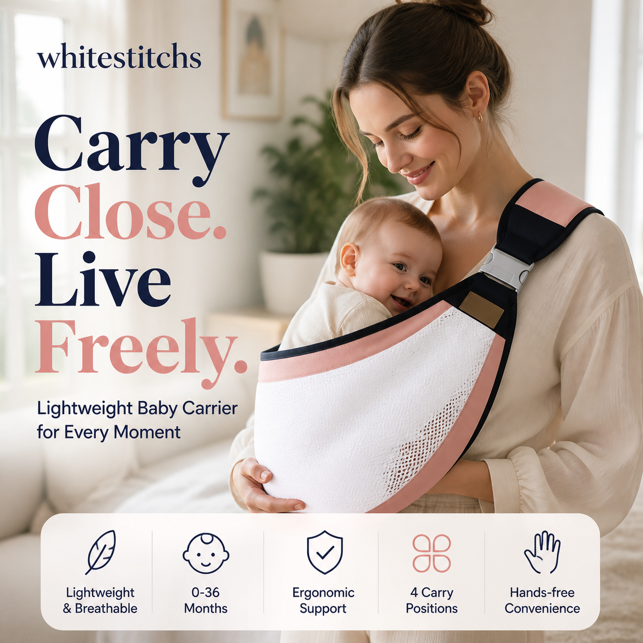 📢📢49% OFF !! ⏰  Lightweight Baby Carriers