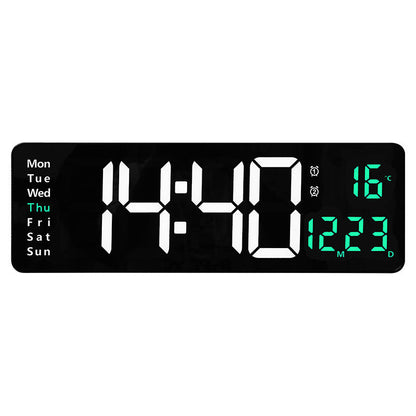 📢📢48% OFF !! ⏰16" Large Digital Clock with Temperature, Date, Auto DST, Night Light, Auto Brightness Dimmer
