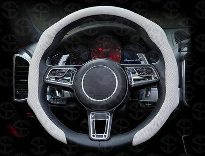 🏆 50K+ SOLD! – Almost Gone💥-✨ Nappa Leather car steering wheel cover