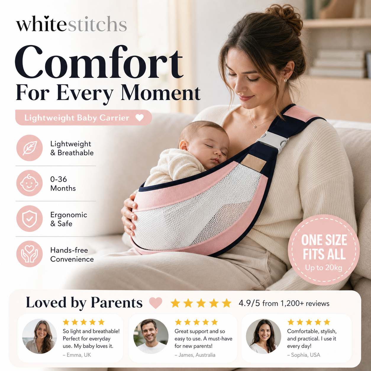 📢📢49% OFF !! ⏰  Lightweight Baby Carriers
