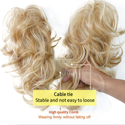 👱♀️ LIMITED-TIME 49% OFF! ✨ Clip-In Messy Side Comb Hair Bun – Instant Voluminous Updo, Heat Resistant 🎀