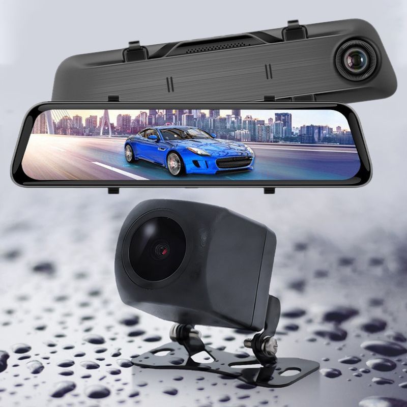 🔥49% OFF!!📢🚗 12" 4K Dual Dash Cam – Front & Rear HD Recording with Night Vision ✨