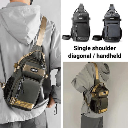 💼Hot Sale 49% OFF! 🔥 2025 Adjustable Oxford Cloth Casual Chest Bag – Stylish & Durable ✨