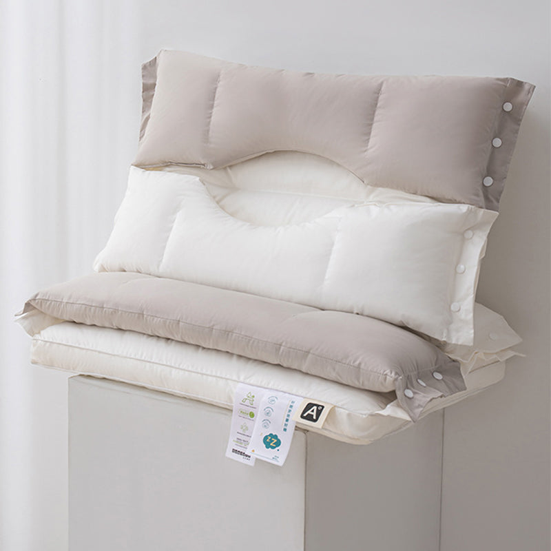 🛏️ LIMITED-TIME 49% OFF! ✨ Soft and Hard Dual-Zone Neck Support Pillow – Ergonomic, Breathable, Washable 😴