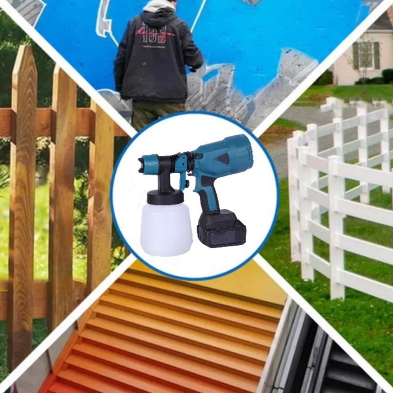 📢📢49% OFF !!!⏰High Pressure Cordless Electric Paint Sprayer