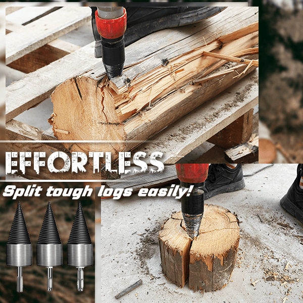 🪓 LIMITED-TIME 49% OFF! ⚡ Firewood Auger Drill Bit – Labor-saving, Efficient, Heavy-duty ✨