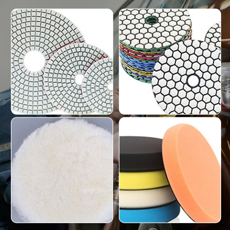 3" 4" 5" Aluminum Backer Pads with Thread for Sanding Polishing