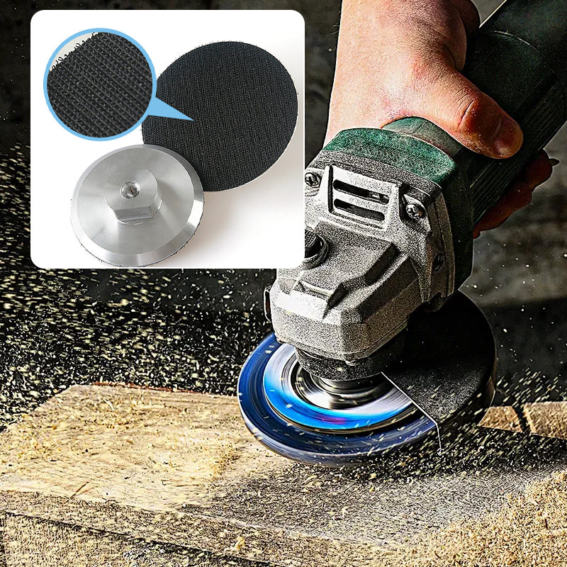 3" 4" 5" Aluminum Backer Pads with Thread for Sanding Polishing