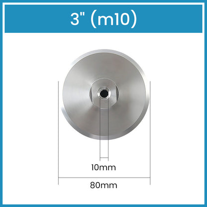 3" 4" 5" Aluminum Backer Pads with Thread for Sanding Polishing