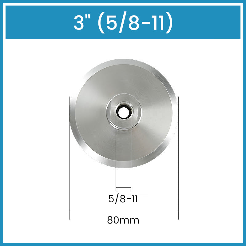 3" 4" 5" Aluminum Backer Pads with Thread for Sanding Polishing
