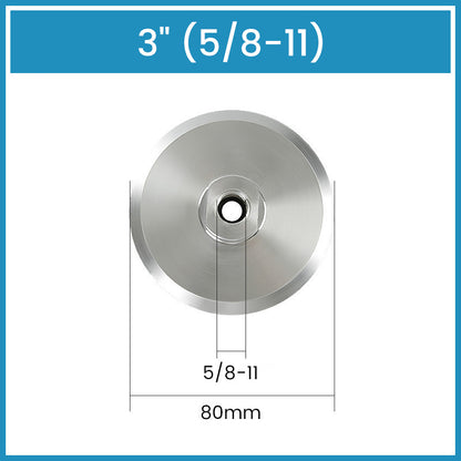 3" 4" 5" Aluminum Backer Pads with Thread for Sanding Polishing