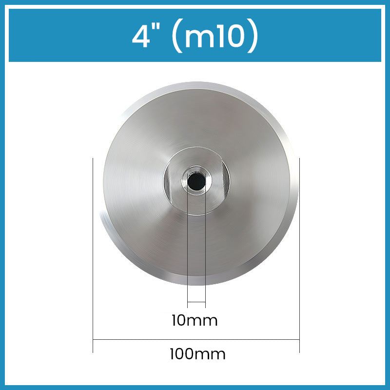 3" 4" 5" Aluminum Backer Pads with Thread for Sanding Polishing