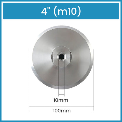 3" 4" 5" Aluminum Backer Pads with Thread for Sanding Polishing