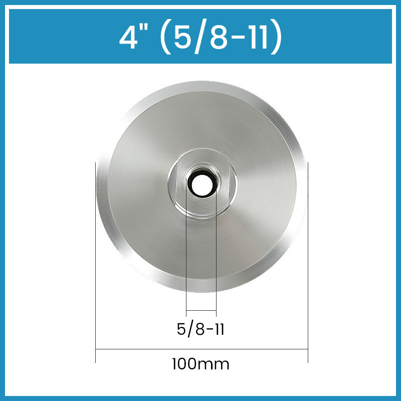 3" 4" 5" Aluminum Backer Pads with Thread for Sanding Polishing