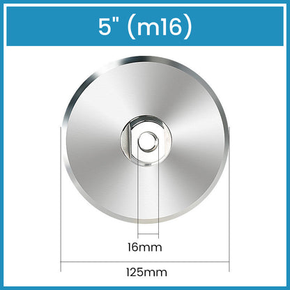 3" 4" 5" Aluminum Backer Pads with Thread for Sanding Polishing