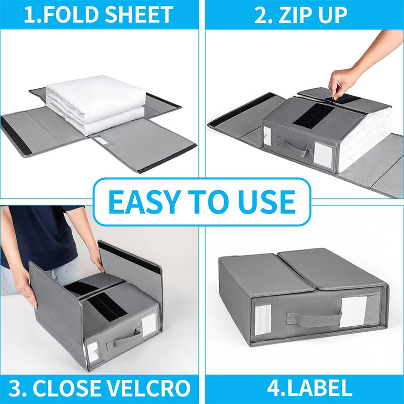 🔥Half-price offer🔥Foldable Bedding Organizer✈️